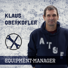 Equipment-Manager Klaus Oberkofler